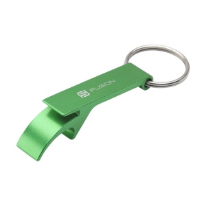 Porte-clés avec décapsuleur léger en aluminium recyclé 2