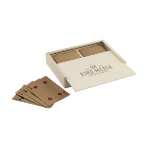 Deux jeux de cartes à jouer en papier kraft recyclé de qualité (250 g/m²) 2