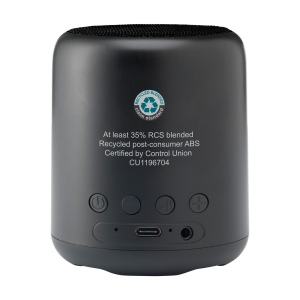 Enceinte Bluetooth sans fil avec boîtier en plastiques ABS et RPET recyclés 4
