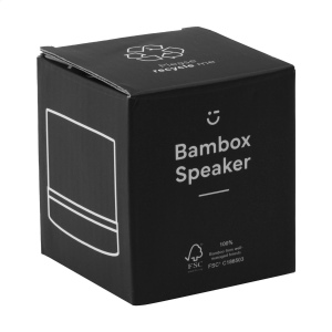 Enceinte Bluetooth ABS avec un boîtier en bambou certifié FSC 100% 5