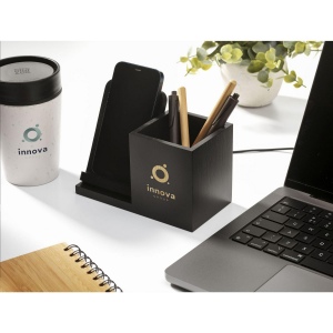 Support de charge sans fil 15W et porte-stylo deux en un 6