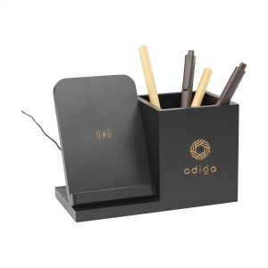 Support de charge sans fil 15W et porte-stylo deux en un 12