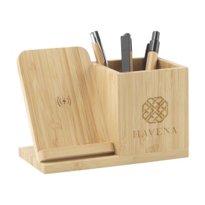 Support de charge sans fil 15W et porte-stylo deux en un 3