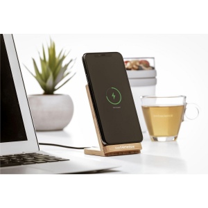 Support de charge rapide de 15W, fabriqué à  bambou de haute qualité certifié FSC 100% 6