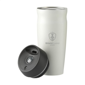 Gobelet thermo à double paroi isolante en acier inoxydable recyclé et étanche, avec bouchon à vis 6