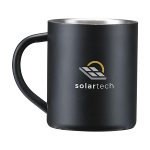 Mug poli à double paroi en acier inoxydable recyclé 5
