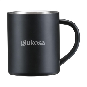 Mug poli à double paroi en acier inoxydable recyclé 2