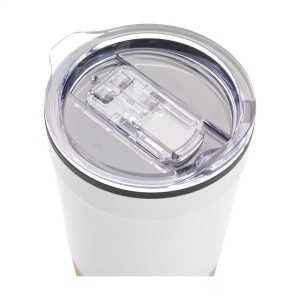 Thermos à double paroi avec paroi extérieure en acier inoxydable recyclé et paroi intérieure en PP 9