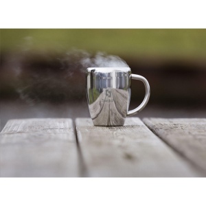 Mug à double paroi en acier inoxydable recyclé 6