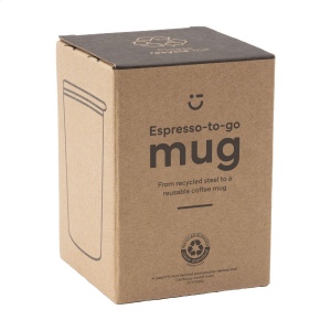 Gobelet isotherme à expresso à double paroi en acier inoxydable recyclé 22