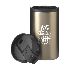Mug isotherme à double paroi en acier inoxydable recyclé 18
