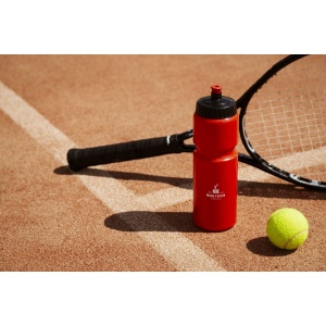 Cette bouteille d'eau de sport pratique est fabriquée en Bio LDPE, un matériau 100% recyclable créé à partir de matières premières à base de canne à sucre 37