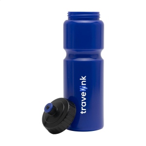 Cette bouteille d'eau de sport pratique est fabriquée en Bio LDPE, un matériau 100% recyclable créé à partir de matières premières à base de canne à sucre 14