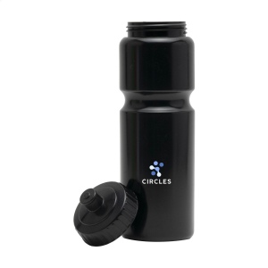 Cette bouteille d'eau de sport pratique est fabriquée en Bio LDPE, un matériau 100% recyclable créé à partir de matières premières à base de canne à sucre 17