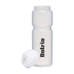 Cette bouteille d'eau de sport pratique est fabriquée en Bio LDPE, un matériau 100% recyclable créé à partir de matières premières à base de canne à sucre 20