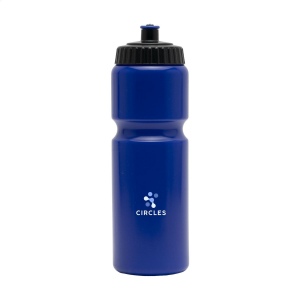 Cette bouteille d'eau de sport pratique est fabriquée en Bio LDPE, un matériau 100% recyclable créé à partir de matières premières à base de canne à sucre 4
