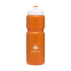 Cette bouteille d'eau de sport pratique est fabriquée en Bio LDPE, un matériau 100% recyclable créé à partir de matières premières à base de canne à sucre 8