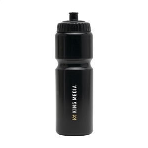 Cette bouteille d'eau de sport pratique est fabriquée en Bio LDPE, un matériau 100% recyclable créé à partir de matières premières à base de canne à sucre 7