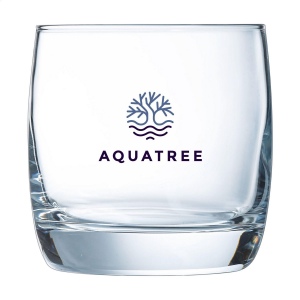 Verre à eau élégant avec une forme joliment incurvée et un fond épais 3