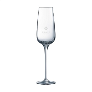 Flûte à champagne fin et classe, en verre de cristal clair 2