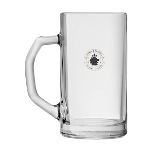 Très grand bock de bière en verre transparant 3
