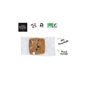 Sablé Chocolat et Fleur de sel en sachet individuel