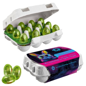 Boîte en carton de 12 œufs de Pâques, Œufs de Ferrero Küsschen