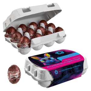 Boîte en carton de 12 œufs de Pâques, Œufs de Kinder Bueno