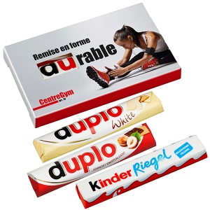 Pack de 3 barres Duplo (duplo classic, duplo blanc &amp; Kinder Chocolat)