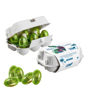Boîte en carton de 6 œufs de Pâques, Œufs de Ferrero Küsschen