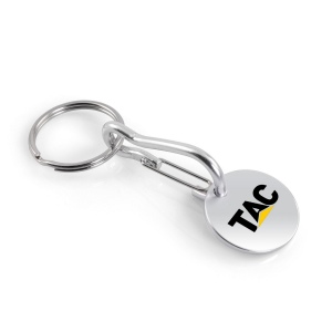 Porte-clés jeton aluminium - at2 - p.u.h.t sérigraphie 1 couleur 3