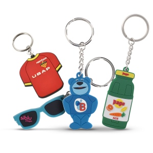 Porte-clés pvc 2d 1 face - turquie - 30 mm 2
