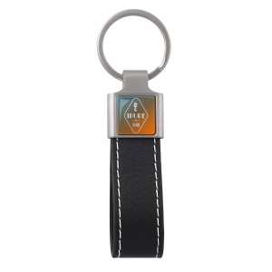 Porte-clés similicuir plazza rukc81 - puht logo doming 3