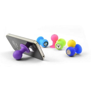 Support de smartphone ventouse silicone phone-ball - supve - puht quadri 1 face 4