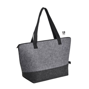 Grand sac shopping zippé t-bottom feutrine 100% rpet : goteborg 2