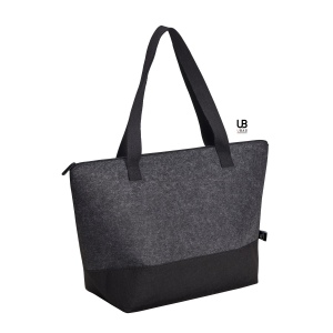 Grand sac shopping zippé t-bottom feutrine 100% rpet : goteborg