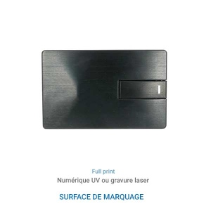 Carte USB Alu MILAN Noir 4