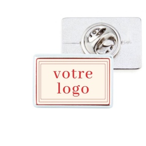 Pin's rectangulaire - France