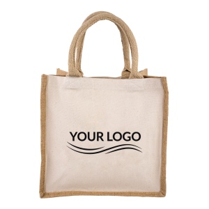 Sac cabas en jute et Coton - Kalyan 4