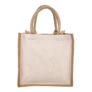 Sac cabas en jute et Coton - Kalyan 2