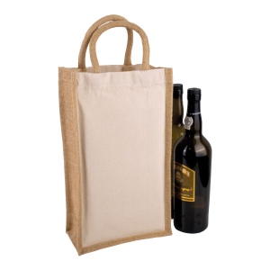 Sac 2 bouteilles en jute - Kerala