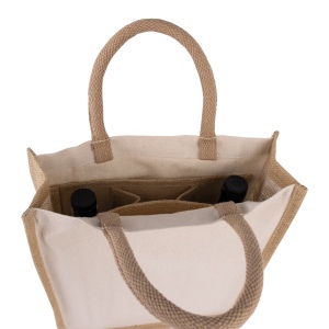 Sac 3 bouteilles en jute - Kerala 4