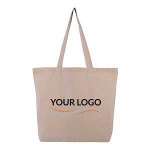 Sac avec soufflet de fond en coton recyclé 150gr - Bally 4