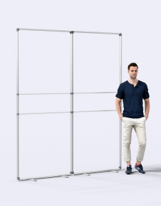 Cadre aluminium autoportant 200x200cm 2