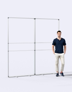 Cadre aluminium autoportant 240x230cm 2