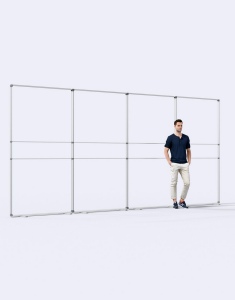 Cadre aluminium autoportant 600x230cm 2