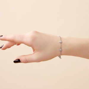 Bracelet Ambre Silver 6