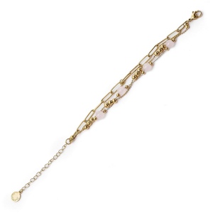 Bracelet Andrea Gold/pink 2