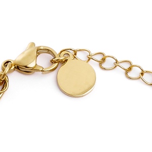 Bracelet Andrea Gold/pink 5