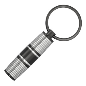 Porte-clefs Bold Stripe Chrome & Gun 4
